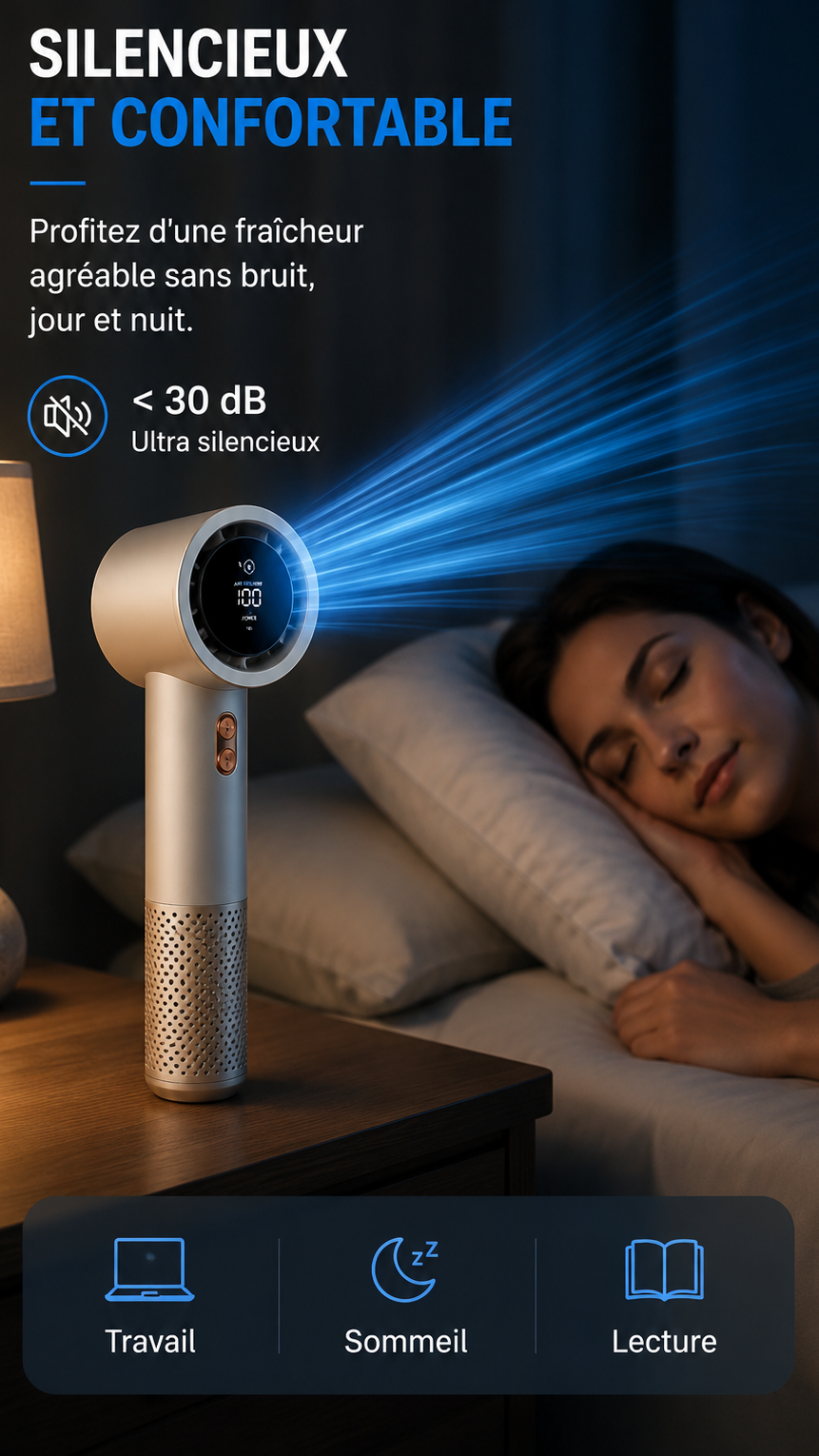 Mini ventilateur portable FrostJet™